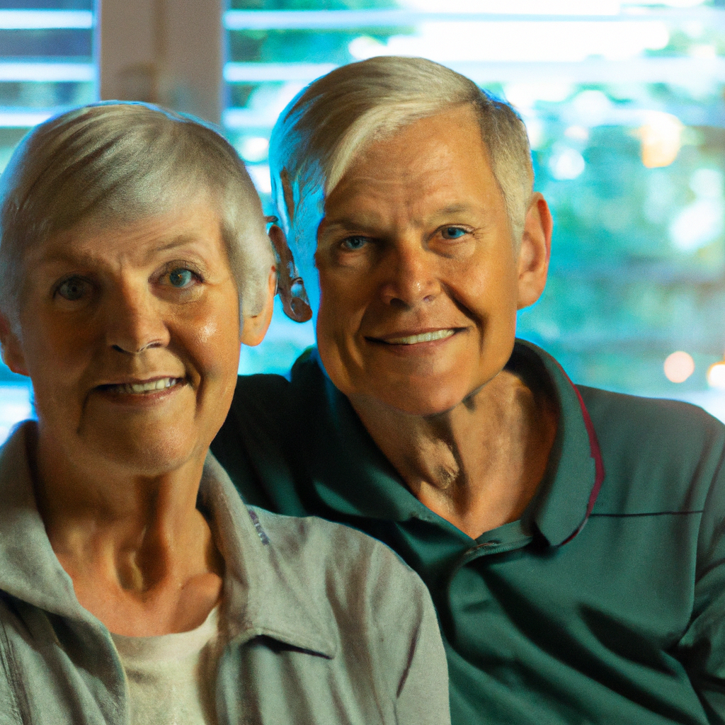 Elderly Canadian couple